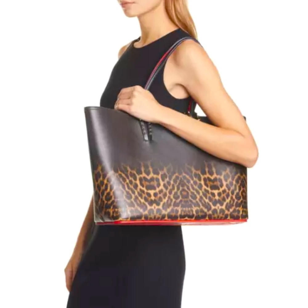 Christian Louboutin Cabata Leopard Tote